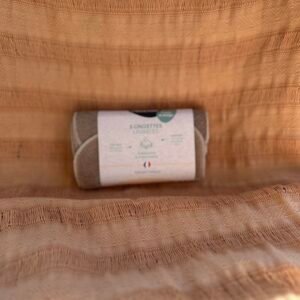 Lingette lavables bébé - lot de 5 lingettes douces et réutilisables pour le change